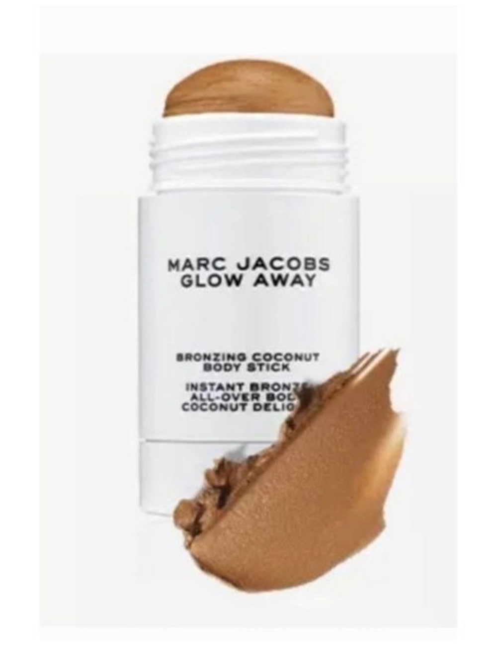 ✨NEW IN BOX Marc Jacobs Glow Away Bronzing Coconut Body Stick — Shade Tan Tastic